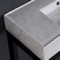 Modern Console Sink Vanity, Marble Style Sink, 40
